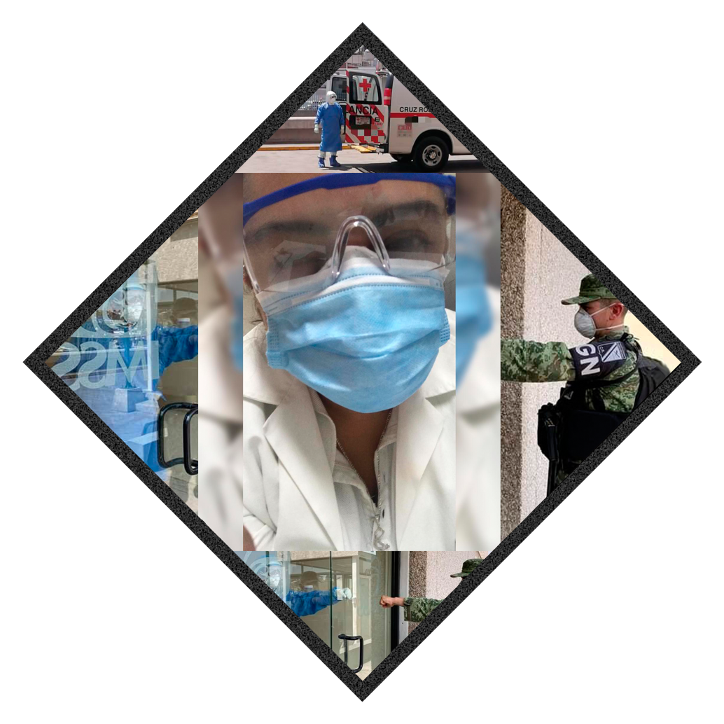 "Personal de salud" - Doctora Karla Armenta. Estudiante de medicina familiar.